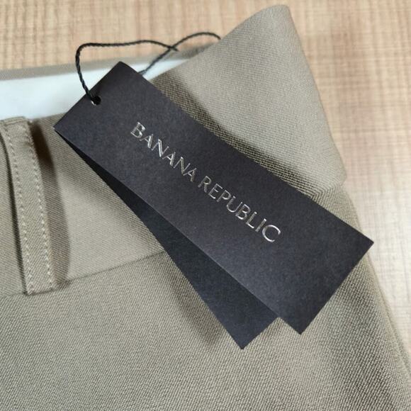 Banana Republic NWT Sloan Pants Women Size 10 Tan Deadstock Stretch Straight Leg - Picture 4 of 15
